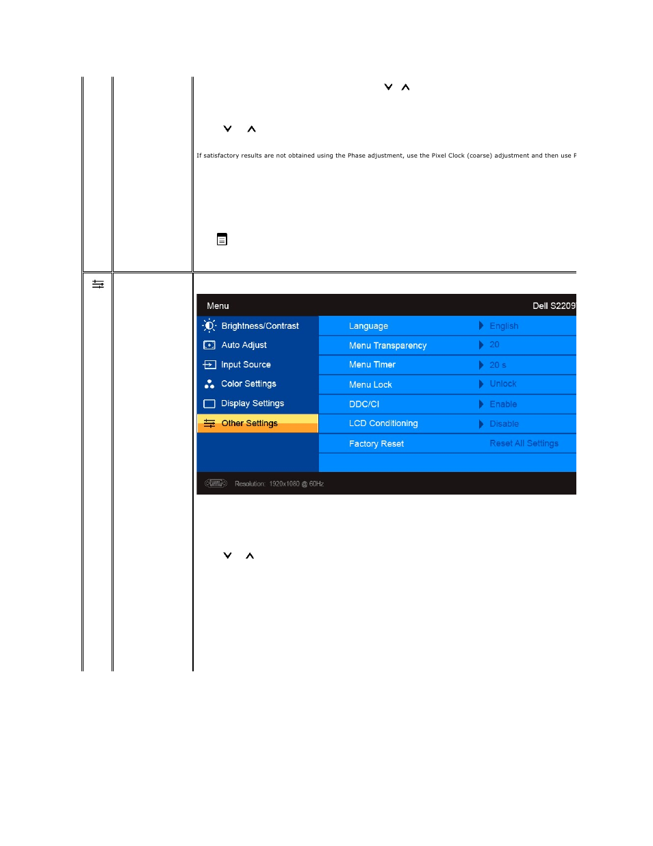 Dell S2209WFP Monitor User Manual | Page 19 / 30