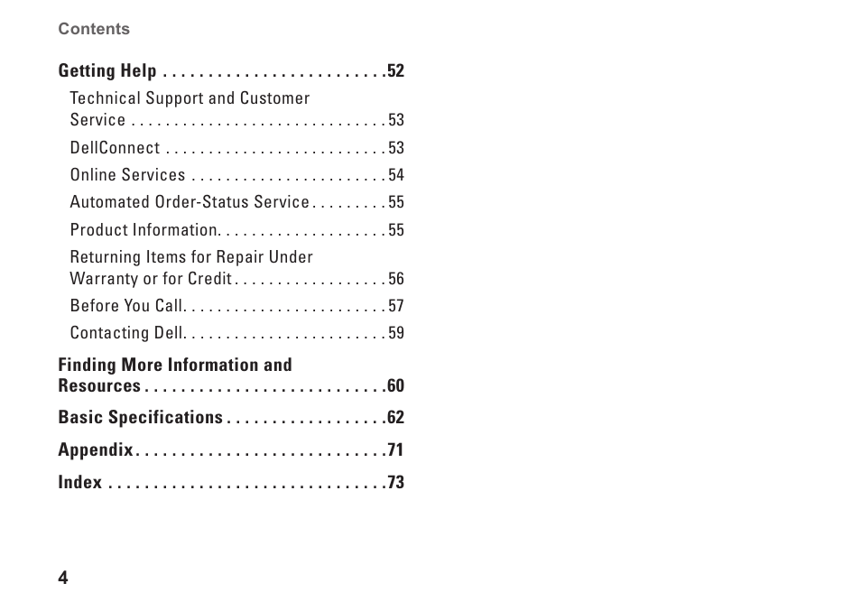 Dell Inspiron Zino HD (410, Mid 2010) User Manual | Page 6 / 80