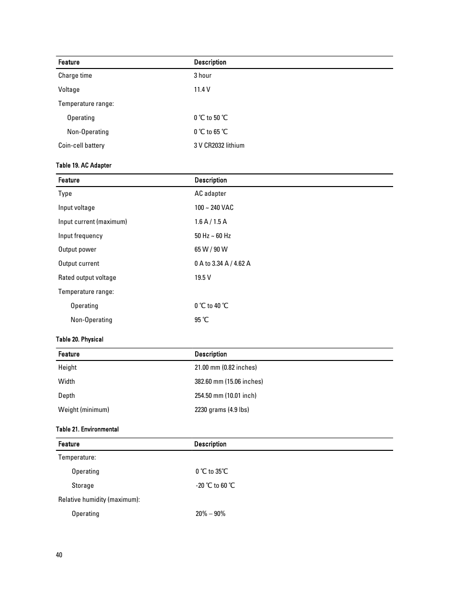 Dell Vostro 5560 (Early 2013) User Manual | Page 40 / 43