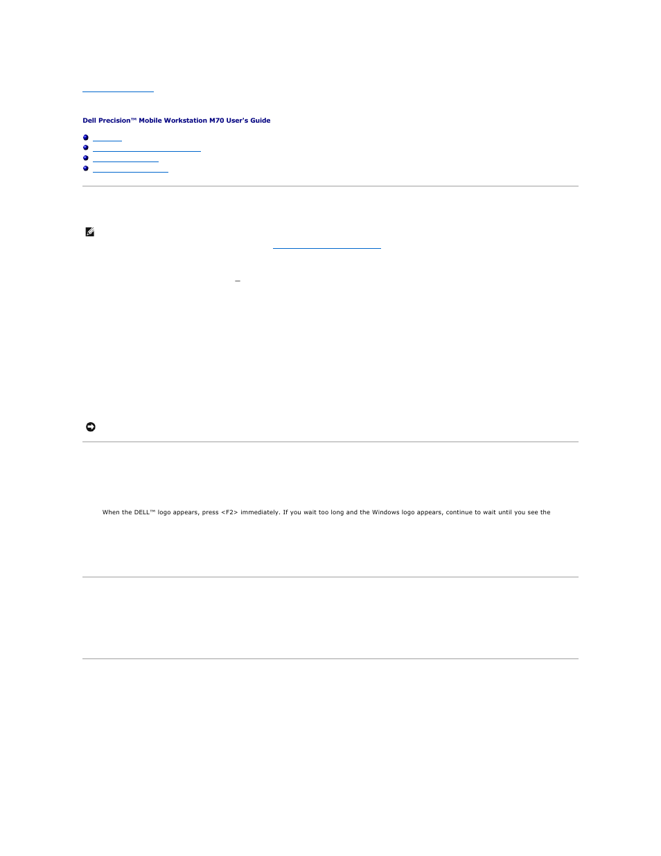 Using the system setup program, Overview, Viewing the system setup screens | System setup screen, Commonly used options, Changing the boot sequence | Dell Precision M70 User Manual | Page 100 / 118