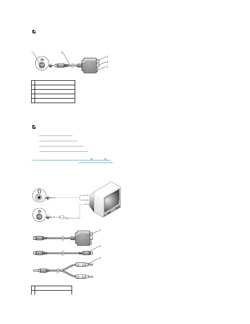 S-video and standard audio | Dell Precision M70 User Manual | Page 20 / 118