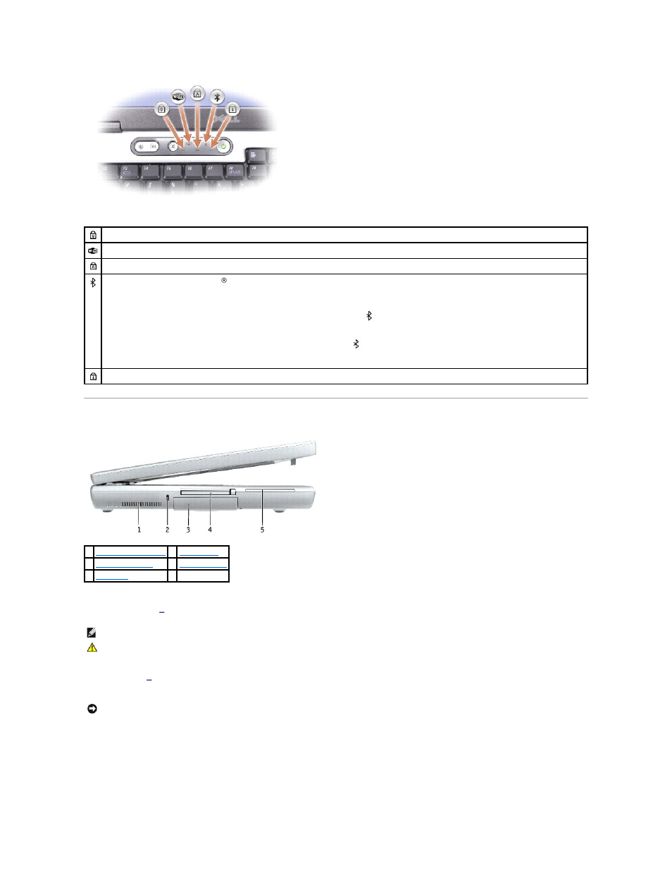 Left side view | Dell Precision M70 User Manual | Page 4 / 118