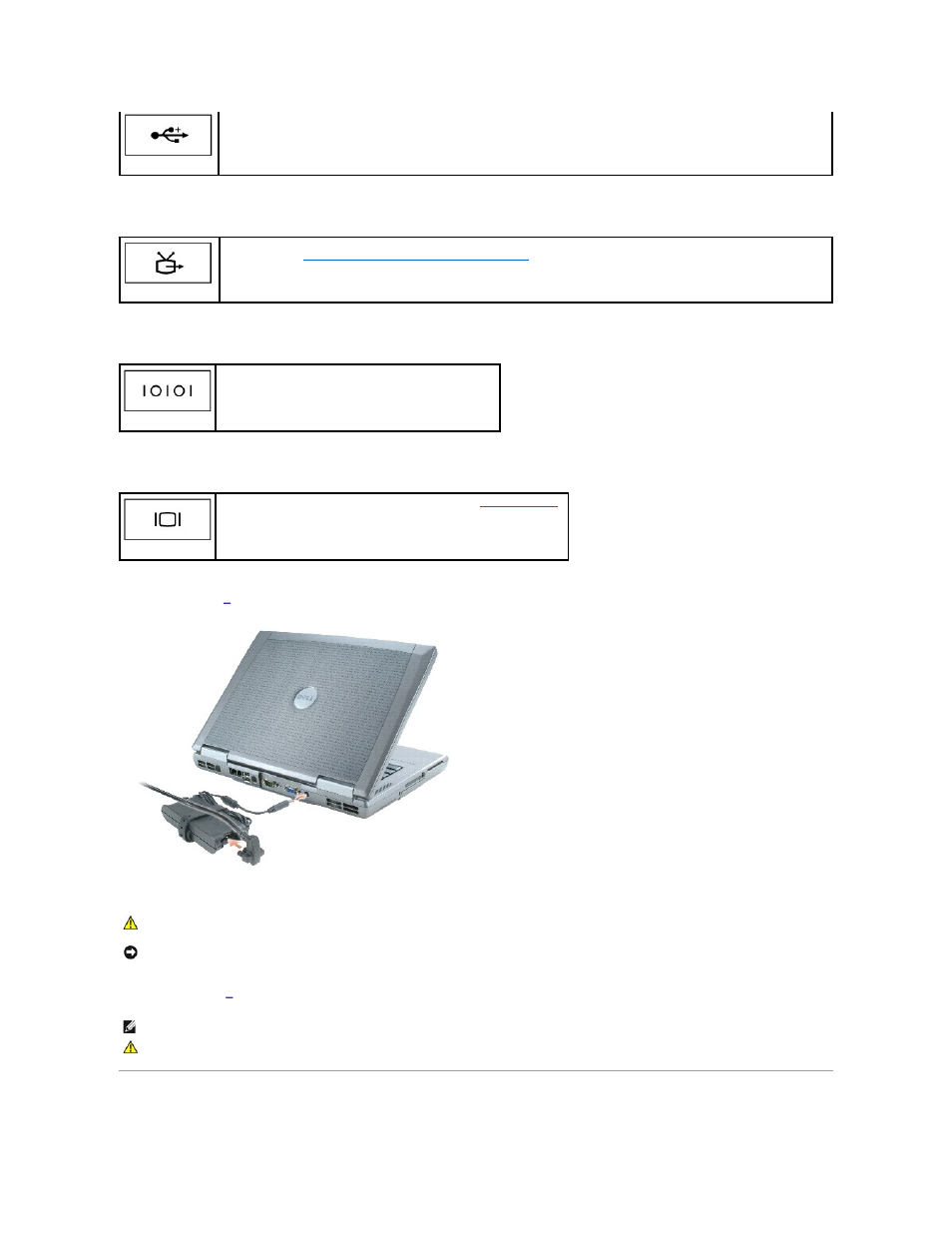 Bottom view, S-video tv-out connector, Serial connector | Video connector, Ac adapter connector, Processor fan air vent | Dell Precision M70 User Manual | Page 7 / 118