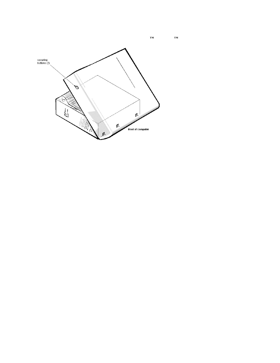 Computer cover removal (low-profile chassis): dell, Optiplex, G1 systems | Dell OptiPlex G1 User Manual | Page 41 / 105