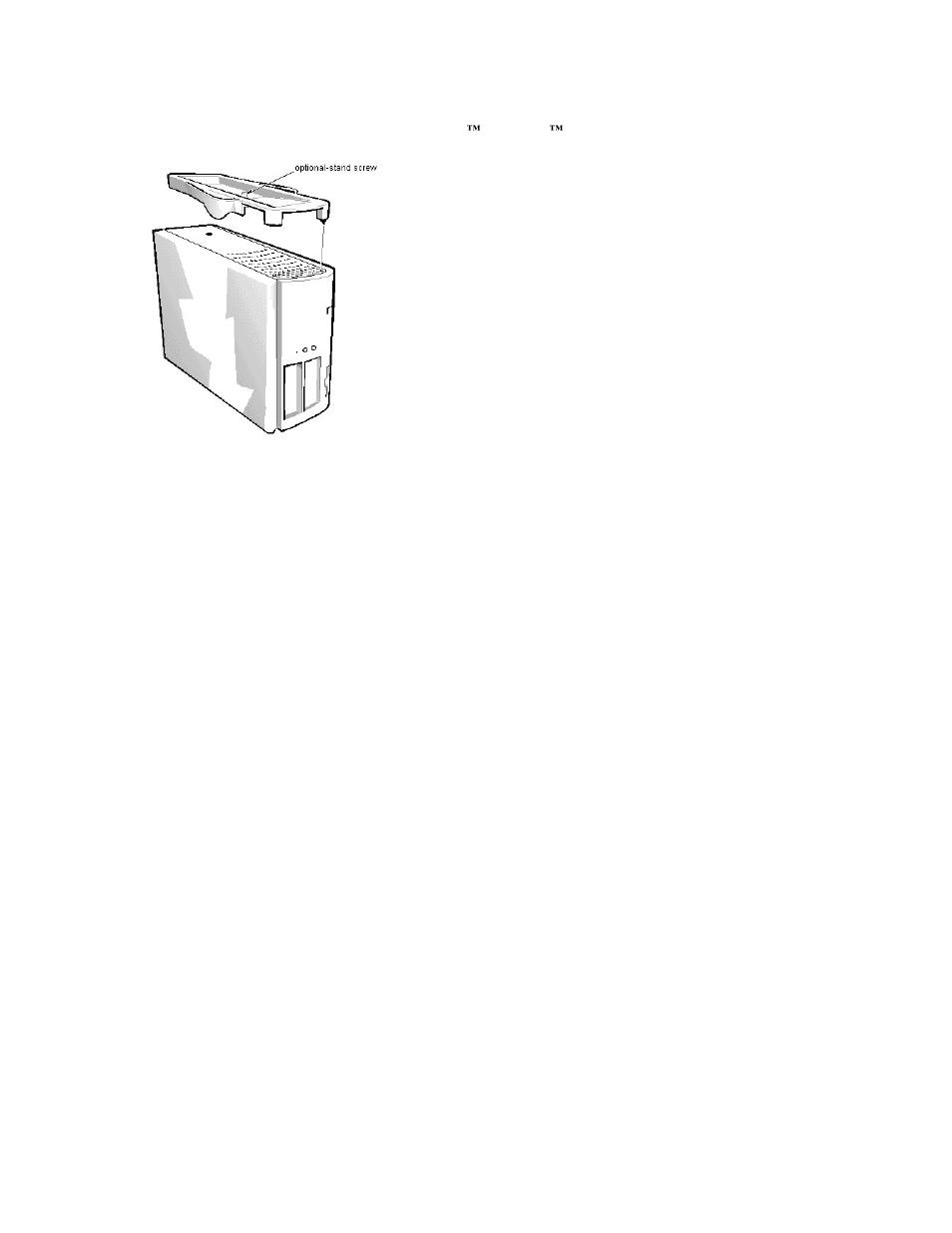 Optional stand removal (midsize chassis): dell, Optiplex, G1 systems | Dell OptiPlex G1 User Manual | Page 56 / 105