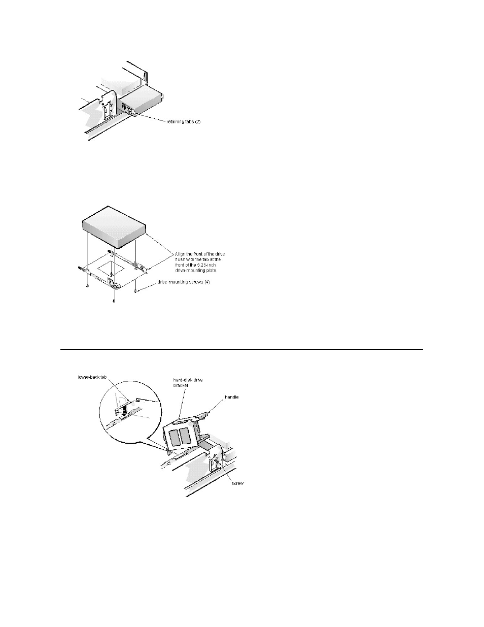 Hard-disk drive bracket removal | Dell OptiPlex G1 User Manual | Page 68 / 105