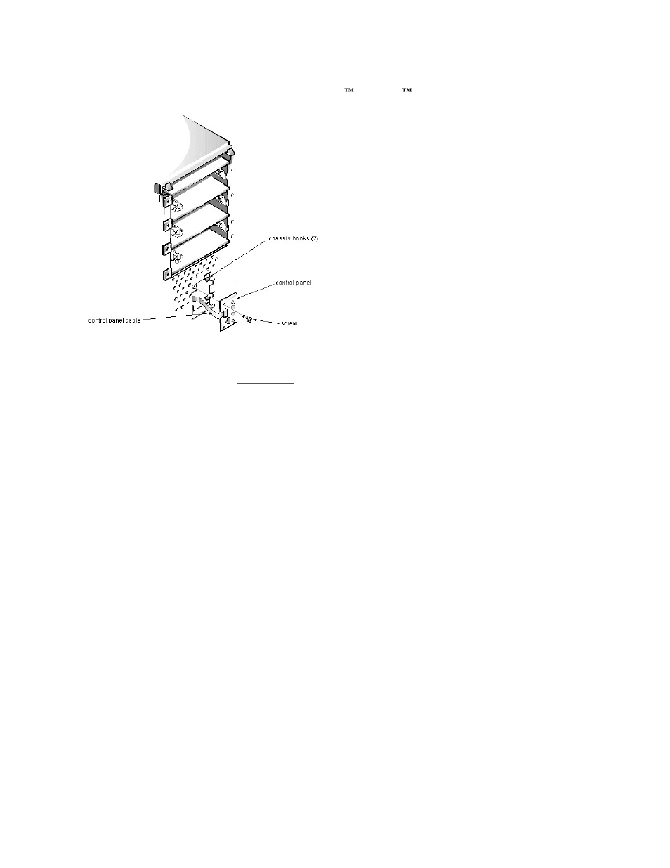 Control panel removal (mini tower chassis): dell, Optiplex, G1 systems | Dell OptiPlex G1 User Manual | Page 83 / 105