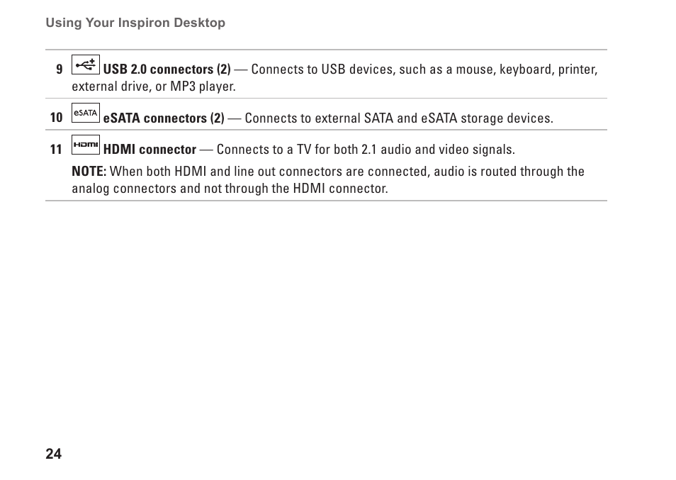 Dell Inspiron Zino (300, Late 2009) User Manual | Page 26 / 80