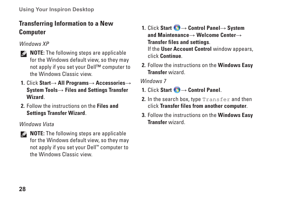 Dell Inspiron Zino (300, Late 2009) User Manual | Page 30 / 80