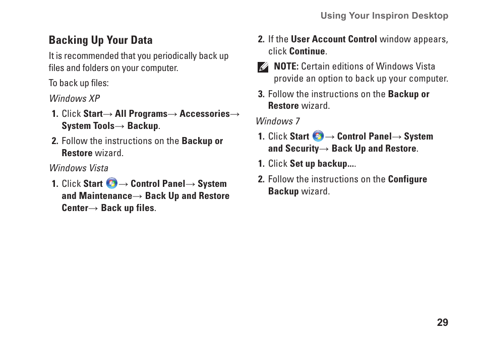 Dell Inspiron Zino (300, Late 2009) User Manual | Page 31 / 80