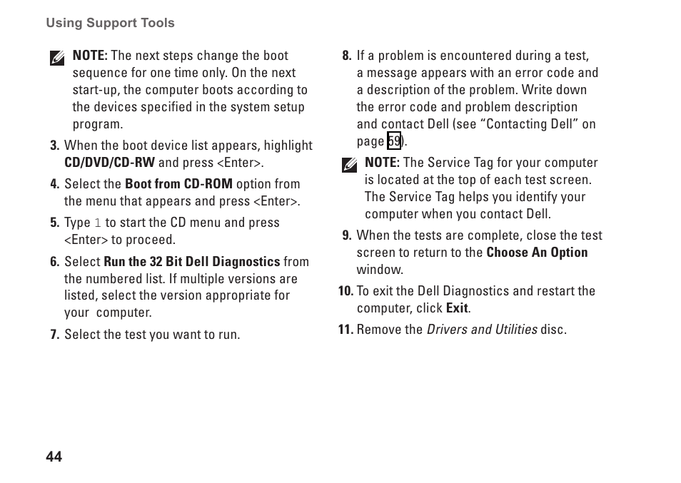 Dell Inspiron Zino (300, Late 2009) User Manual | Page 46 / 80