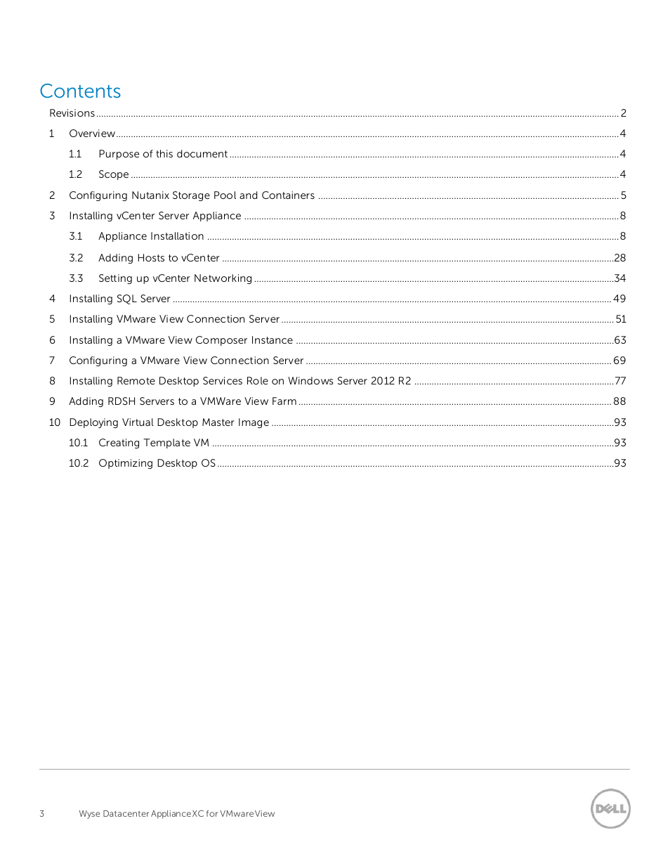 Dell XC Web-Scale Converged Appliance User Manual | Page 3 / 94