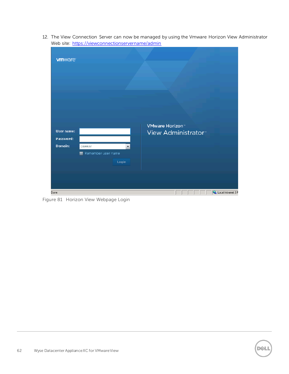 Dell XC Web-Scale Converged Appliance User Manual | Page 62 / 94