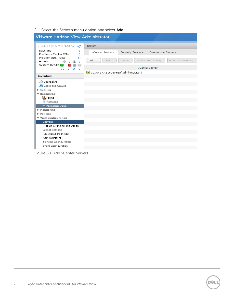 Dell XC Web-Scale Converged Appliance User Manual | Page 70 / 94