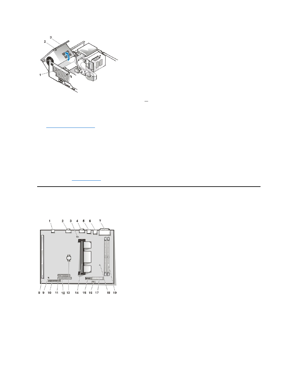System board components, Figure 14 | Dell OptiPlex GX110 User Manual | Page 26 / 69