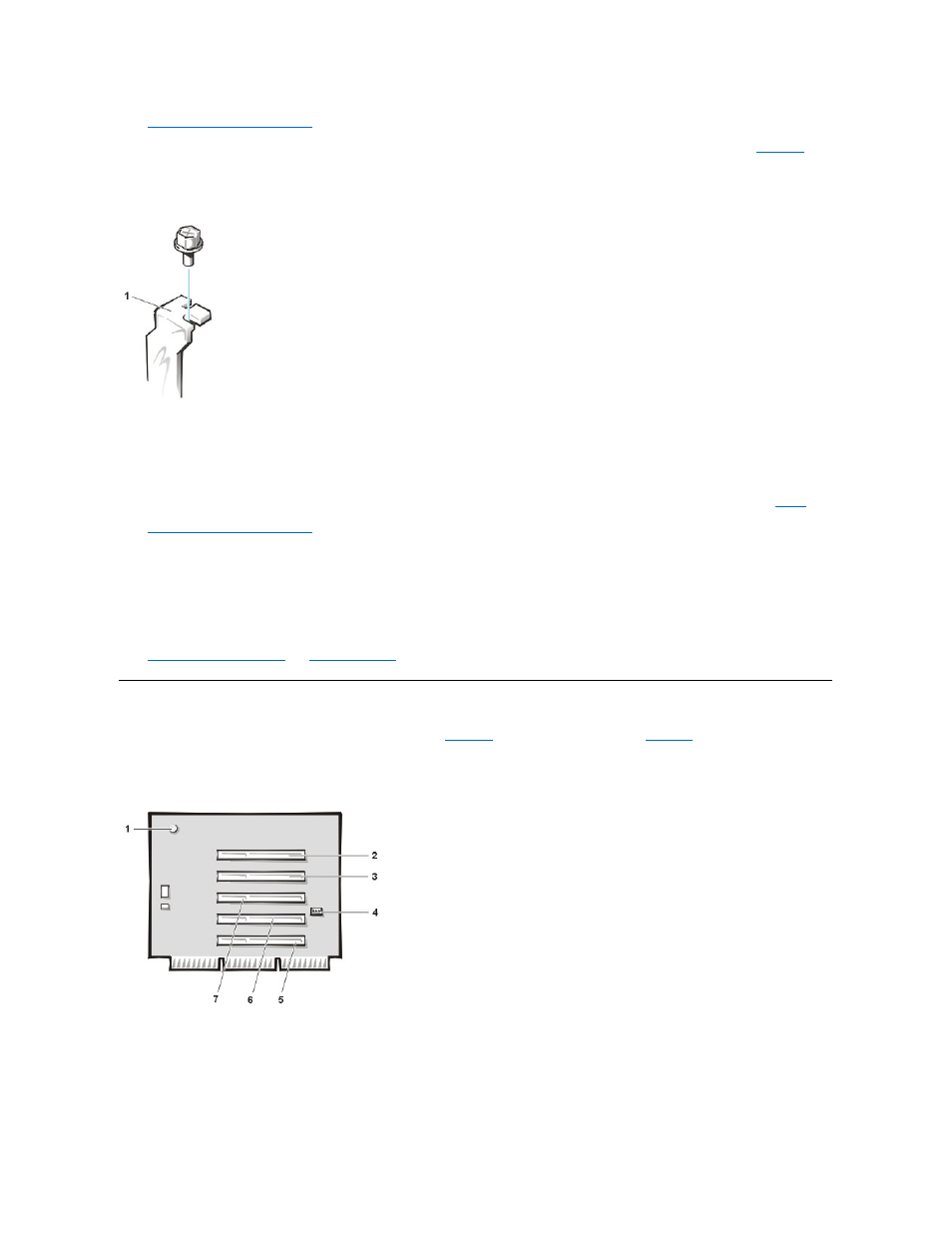 Riser boards, Figures 19 and 20 | Dell OptiPlex GX110 User Manual | Page 29 / 69