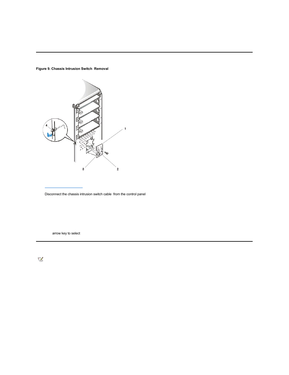 Drives, Chassis intrusion switch | Dell OptiPlex GX110 User Manual | Page 38 / 69