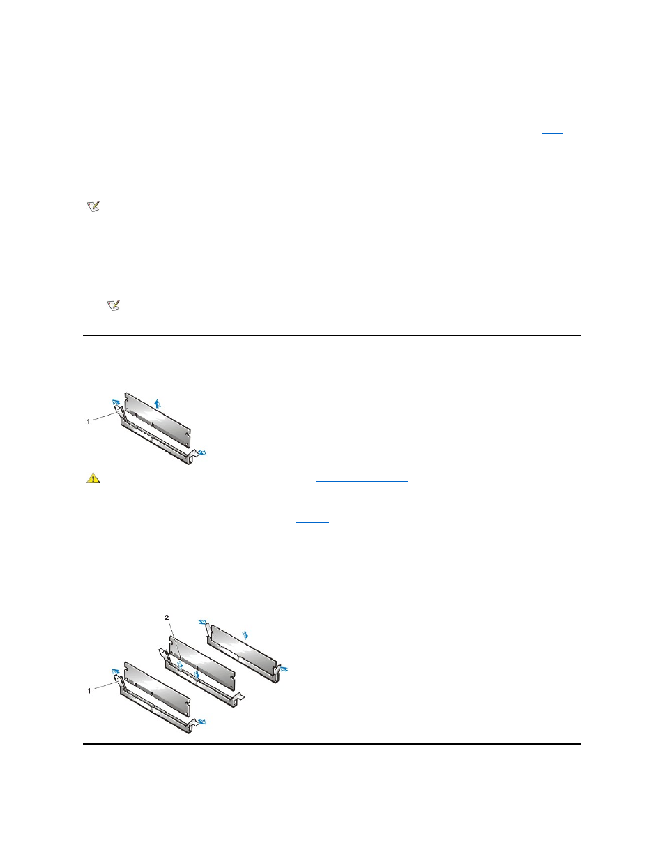 Dimms, Microprocessor/heat sink assembly | Dell OptiPlex GX110 User Manual | Page 49 / 69