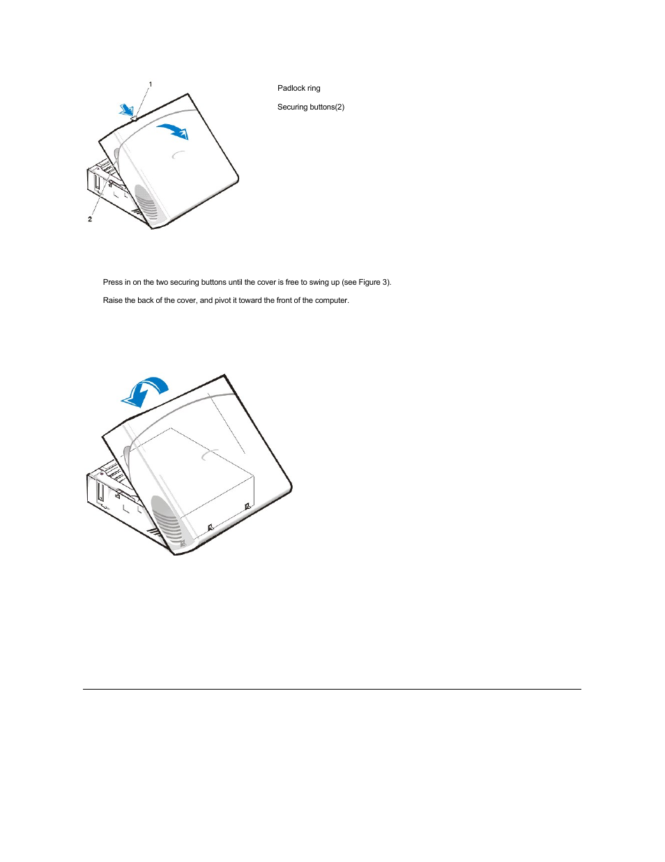 Eject and power buttons | Dell OptiPlex GX110 User Manual | Page 55 / 69