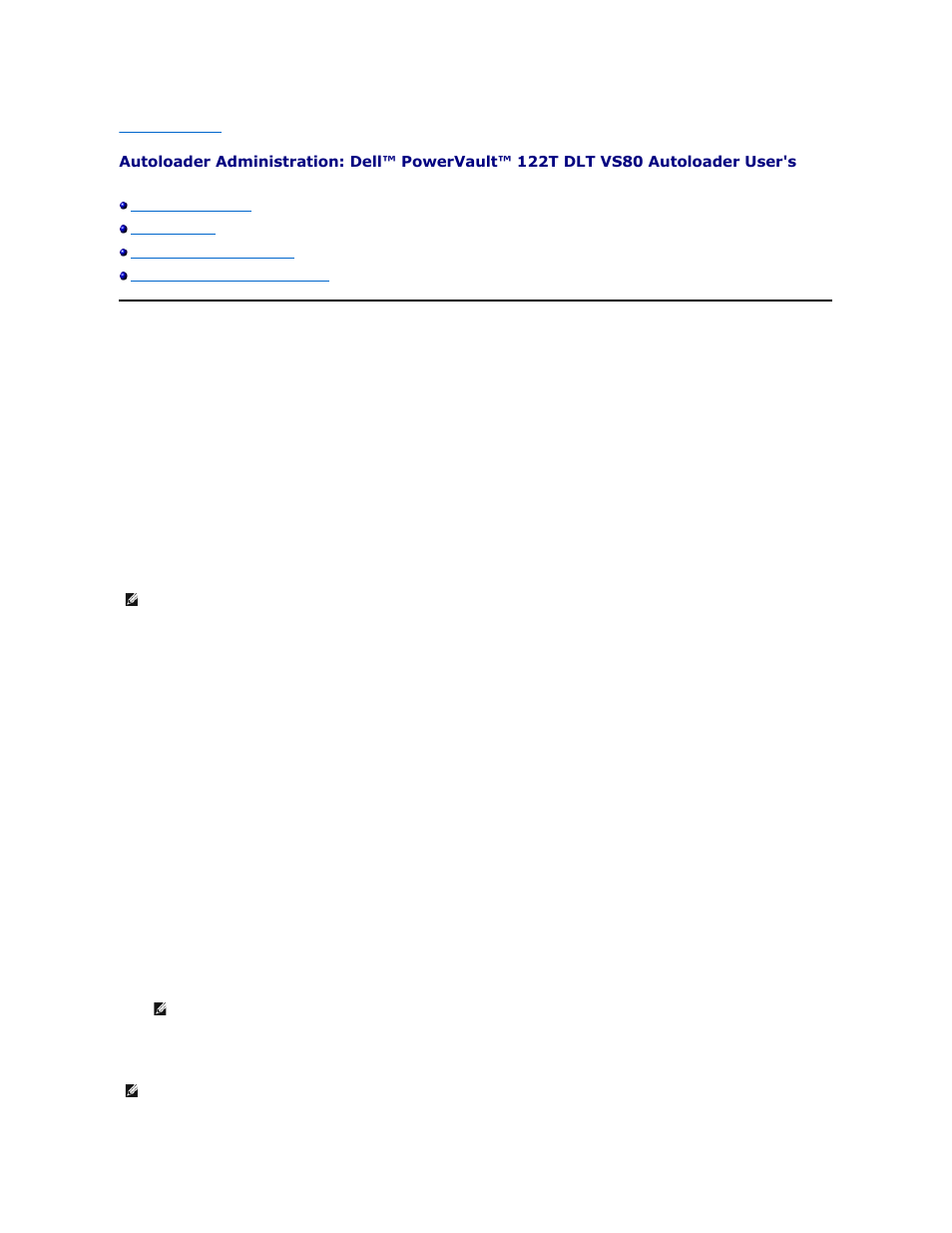 Configuring the autoloader | Dell PowerVault 122T DLT VS80 (Autoloader) User Manual | Page 2 / 39