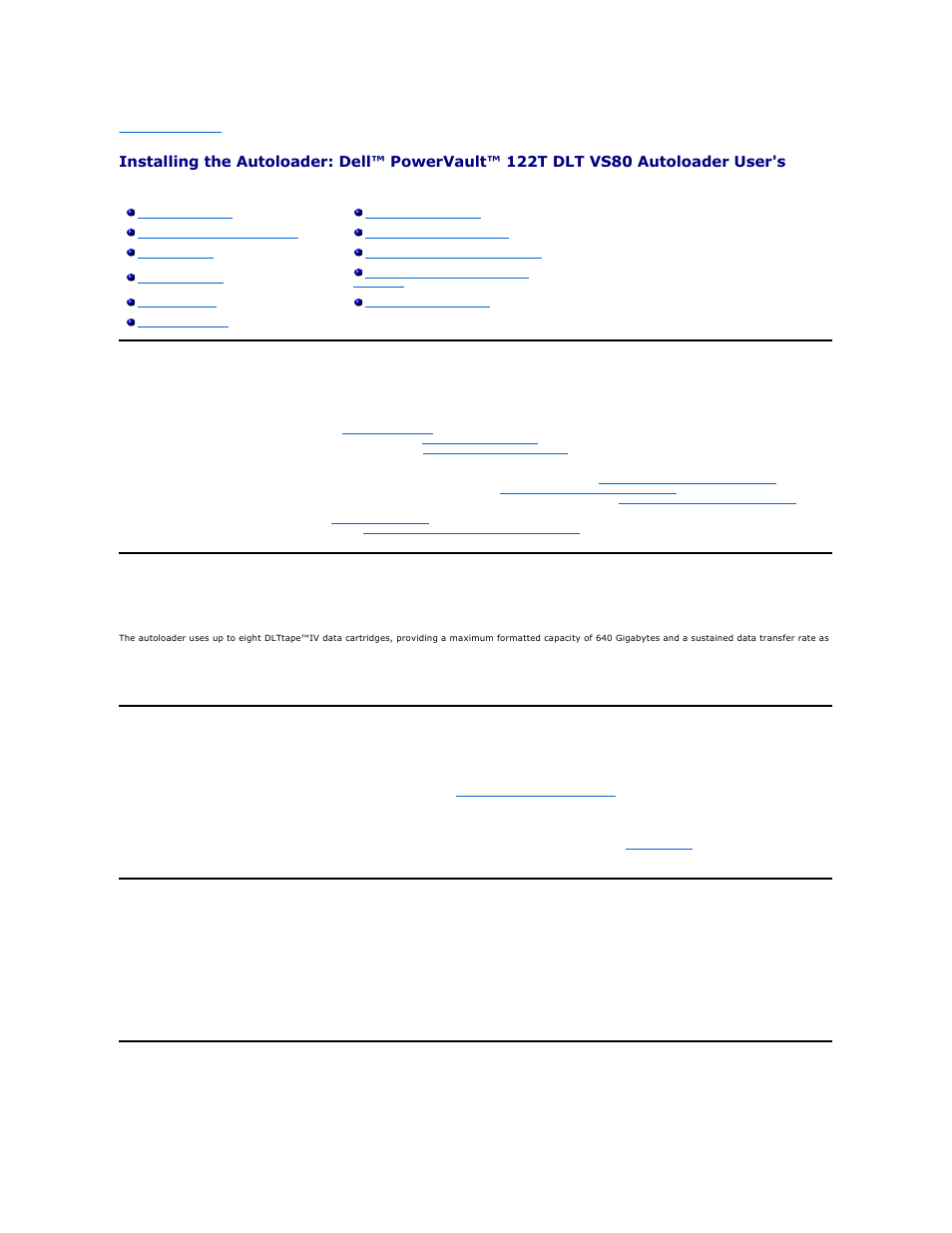Installation overview, Understanding autoloader features, Bar code reader | Scsi requirements, Product overview | Dell PowerVault 122T DLT VS80 (Autoloader) User Manual | Page 24 / 39