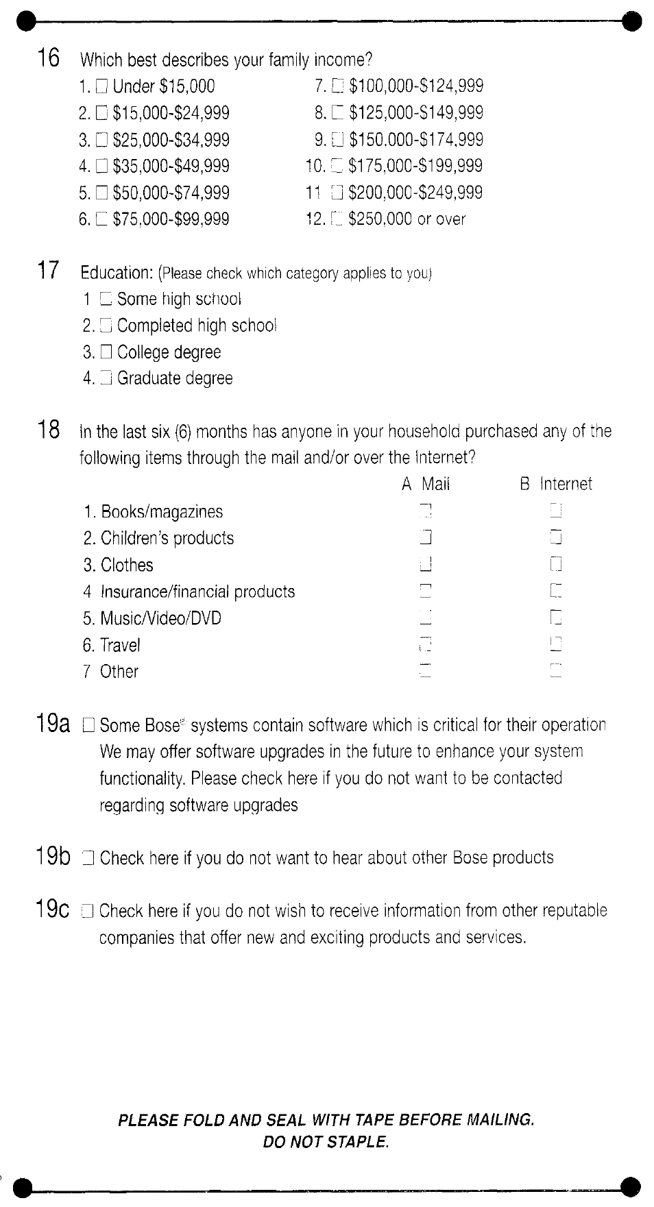 Bose 161TM User Manual | Page 17 / 19