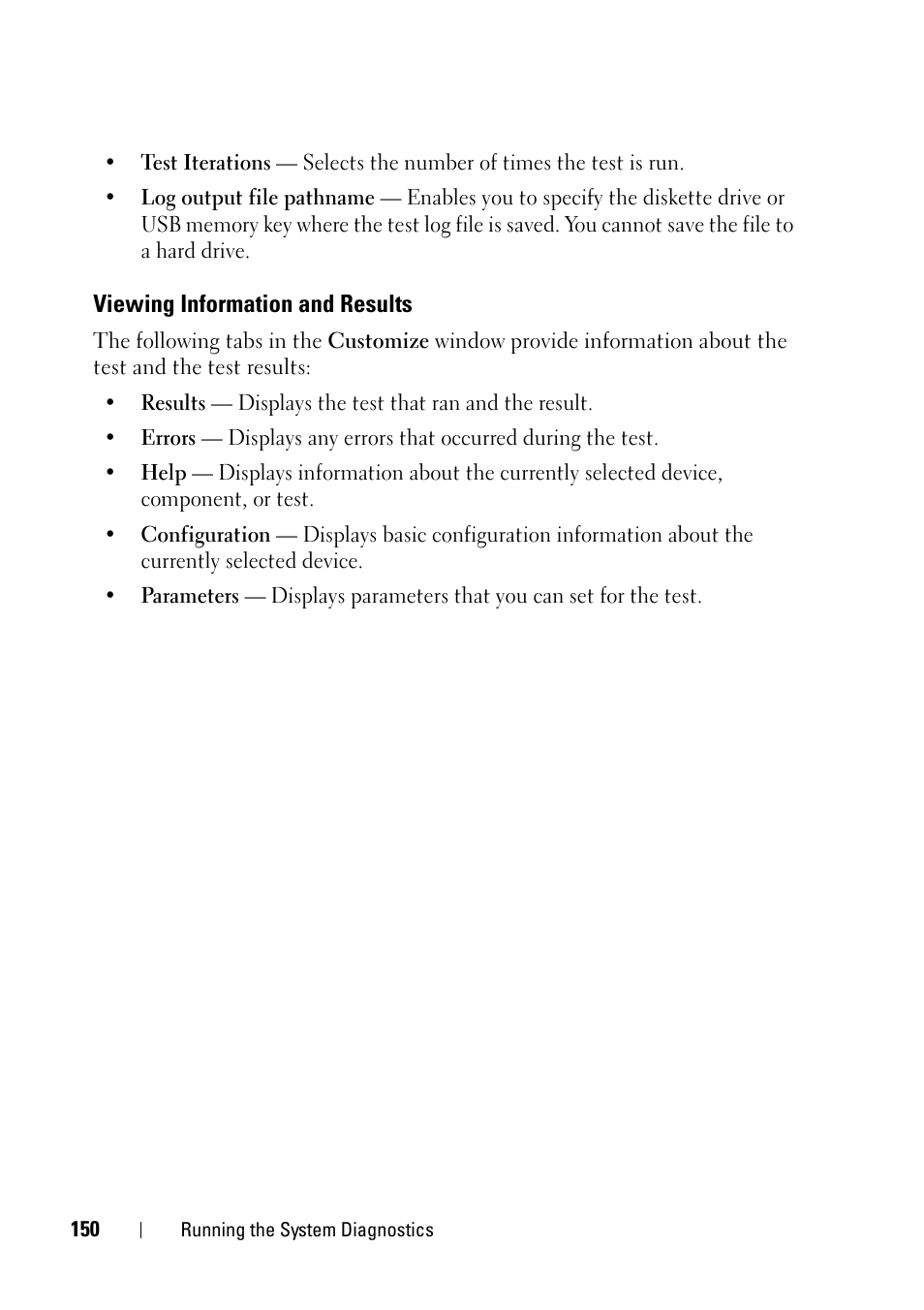 Viewing information and results | Dell PowerVault NX3100 User Manual | Page 150 / 164