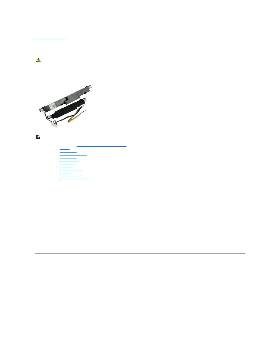 Speaker assembly, Removing the speaker assembly, Replacing the speaker assembly | Dell Latitude E4310 (Mid 2010) User Manual | Page 37 / 44