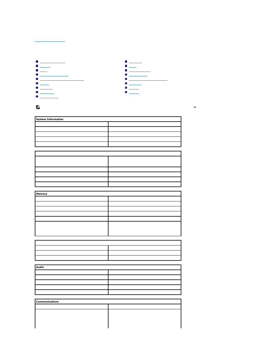 Specifications | Dell Latitude E4310 (Mid 2010) User Manual | Page 9 / 44