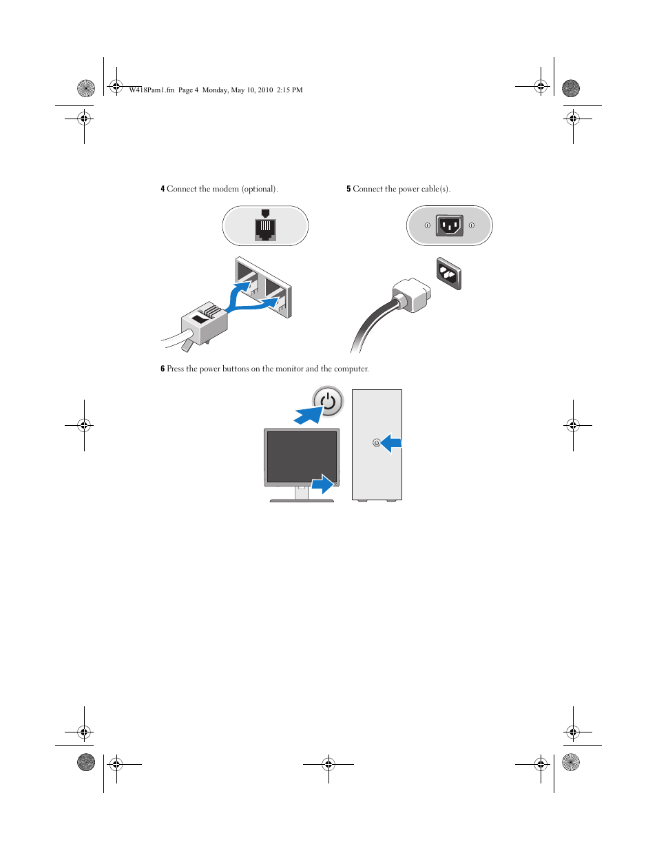 Dell Vostro 430 (Late 2009) User Manual | Page 4 / 8