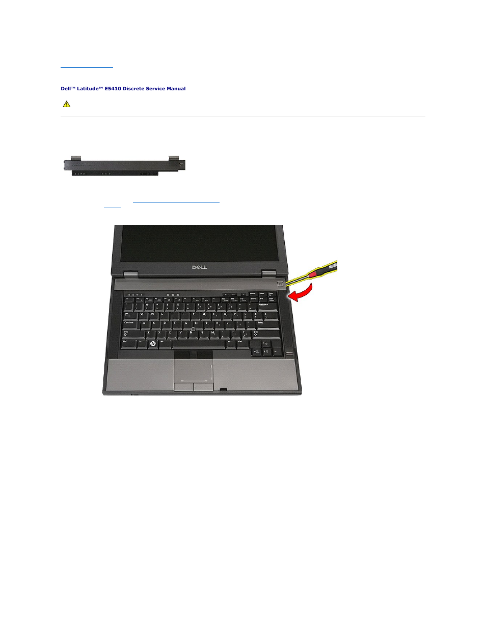 Led cover, Removing the led cover | Dell Latitude E5410 (Mid 2010) User Manual | Page 18 / 81