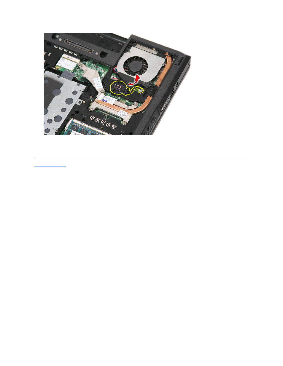 Replacing the coin-cell battery | Dell Latitude E5410 (Mid 2010) User Manual | Page 21 / 81