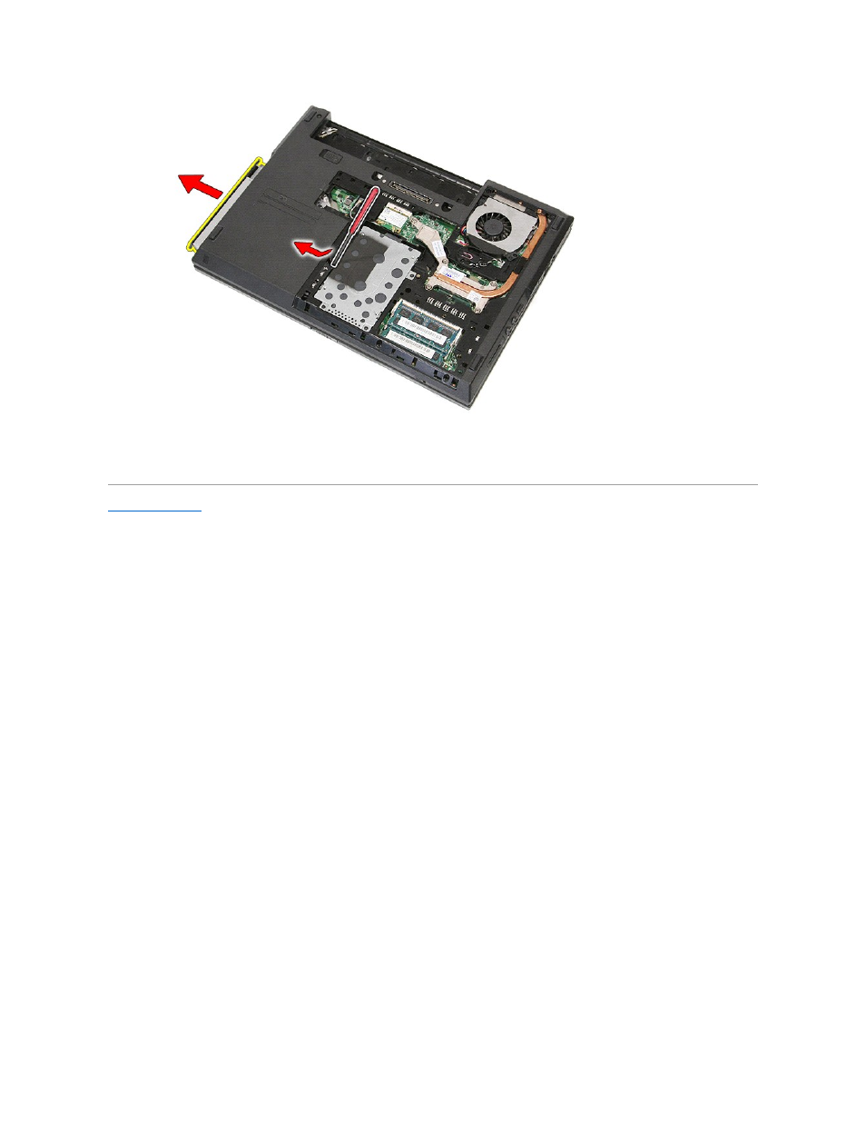 Replacing the optical drive | Dell Latitude E5410 (Mid 2010) User Manual | Page 54 / 81