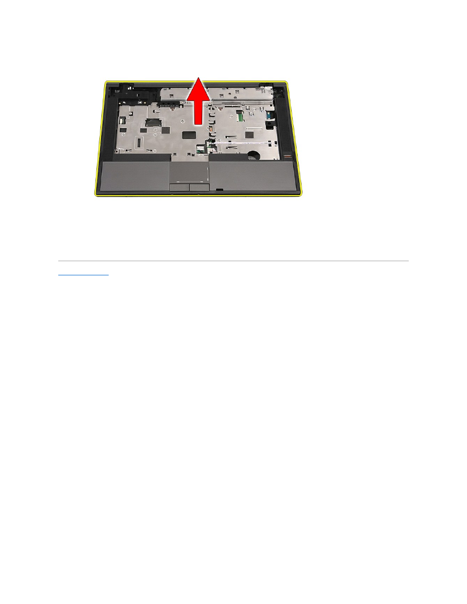 Replacing the palm rest | Dell Latitude E5410 (Mid 2010) User Manual | Page 60 / 81