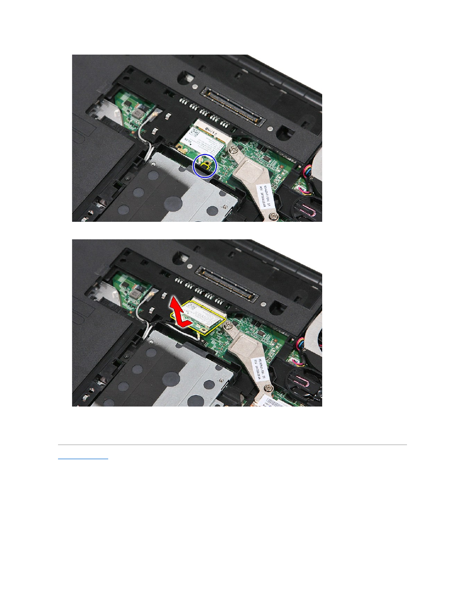 Replacing the wlan card | Dell Latitude E5410 (Mid 2010) User Manual | Page 77 / 81