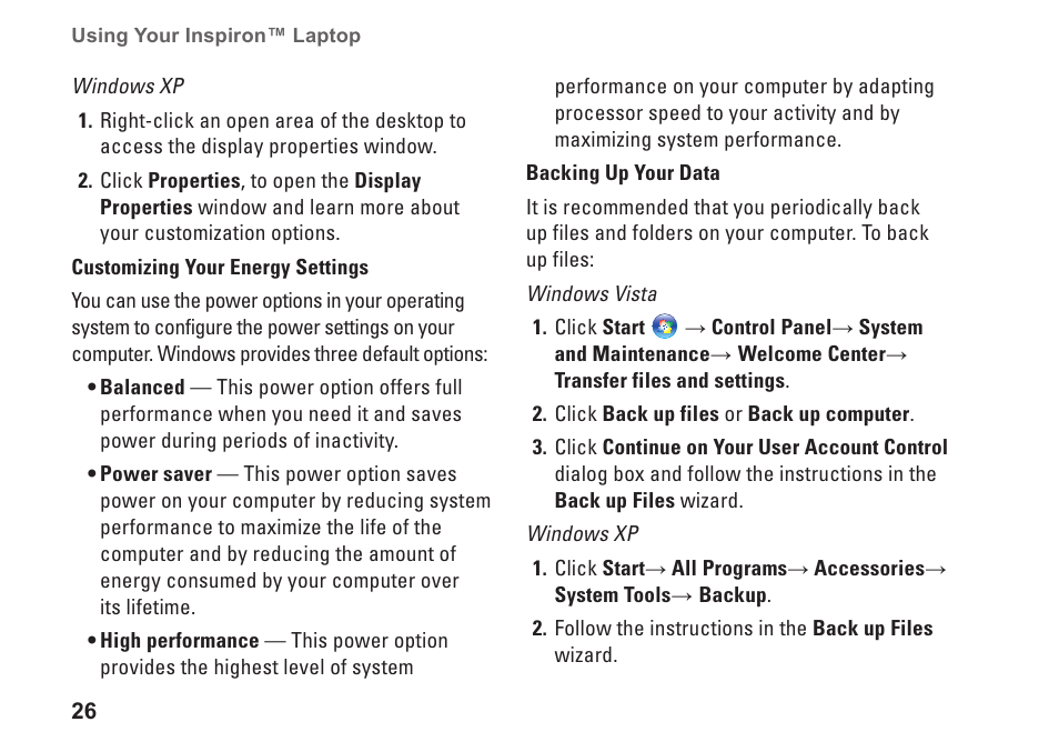 Dell Inspiron Mini 10 (1010, Early 2009) User Manual | Page 28 / 68