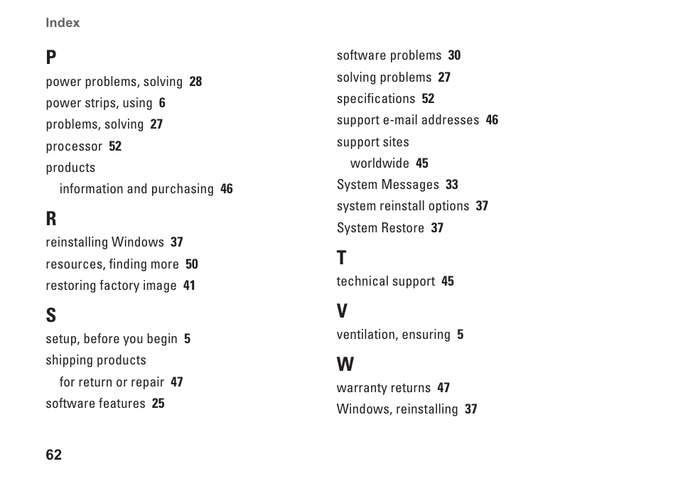 Dell Inspiron Mini 10 (1010, Early 2009) User Manual | Page 64 / 68