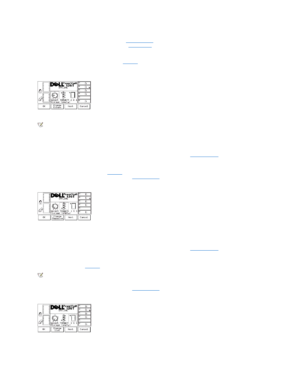 Slot dialog | Dell PowerVault 136T LTO/SDLT (Tape Library) User Manual | Page 33 / 108