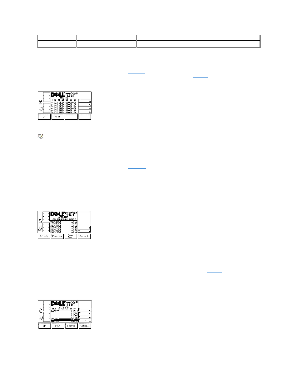 Softkey is pressed, the, Media dialog, Is displayed | Dell PowerVault 136T LTO/SDLT (Tape Library) User Manual | Page 35 / 108