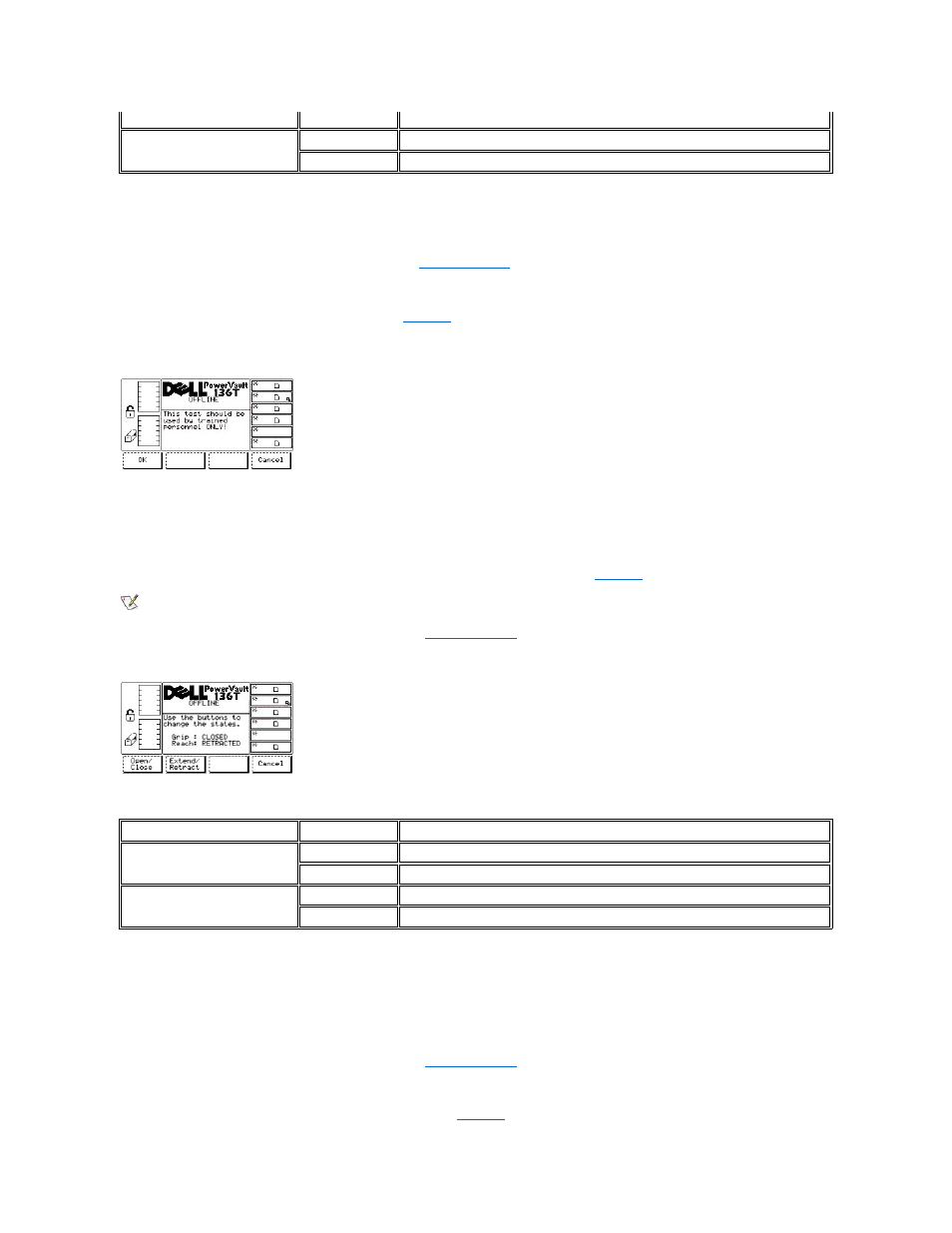 Step dialog, Softkey is pressed, the, Scanner dialog | Dell PowerVault 136T LTO/SDLT (Tape Library) User Manual | Page 64 / 108