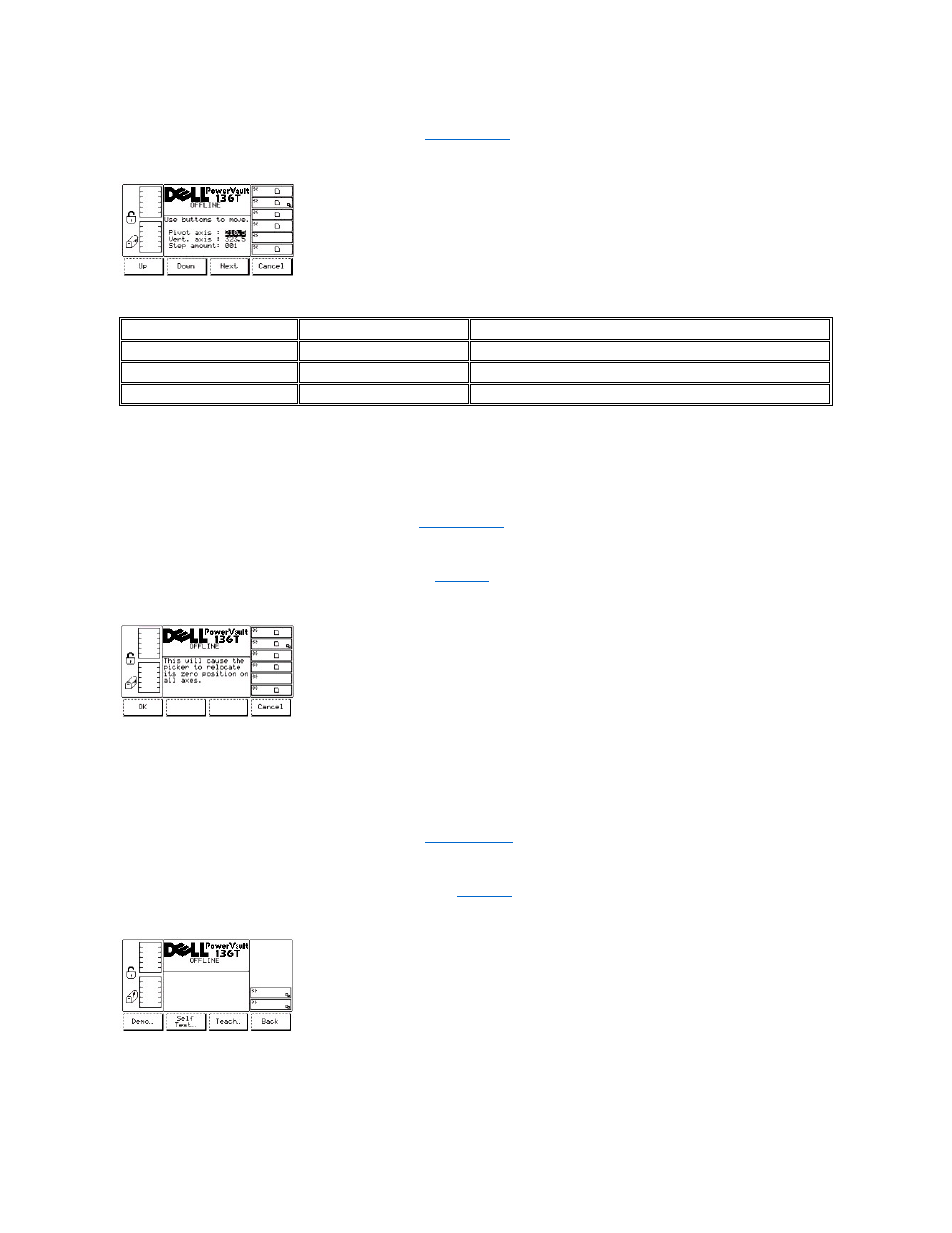 Softkey is pressed, Exercise submenu, Softkey is pressed, the | Home dialog, Figure 103 | Dell PowerVault 136T LTO/SDLT (Tape Library) User Manual | Page 67 / 108