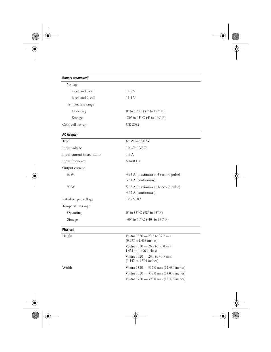 Dell Vostro 1320 (Early 2009) User Manual | Page 10 / 12