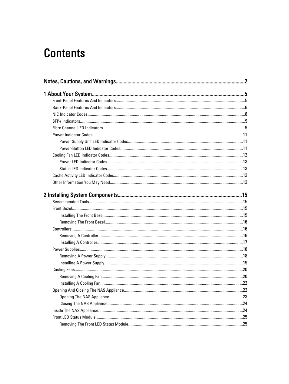Dell PowerVault NX3610 User Manual | Page 3 / 47