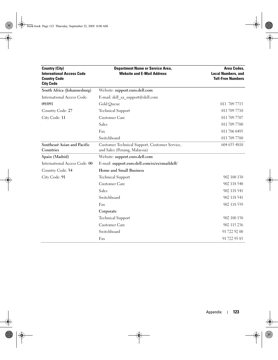 Dell Inspiron B130 User Manual | Page 123 / 142