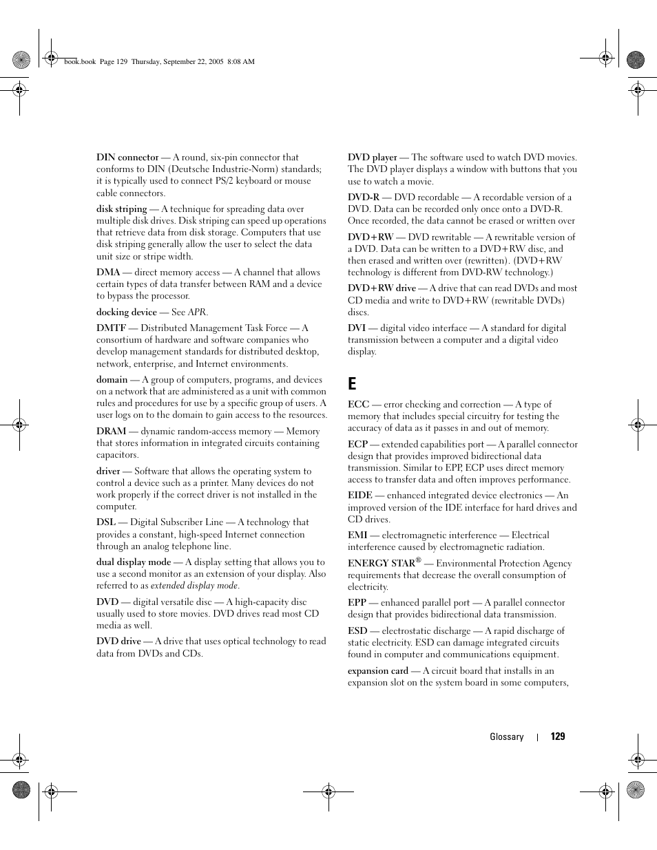 Dell Inspiron B130 User Manual | Page 129 / 142