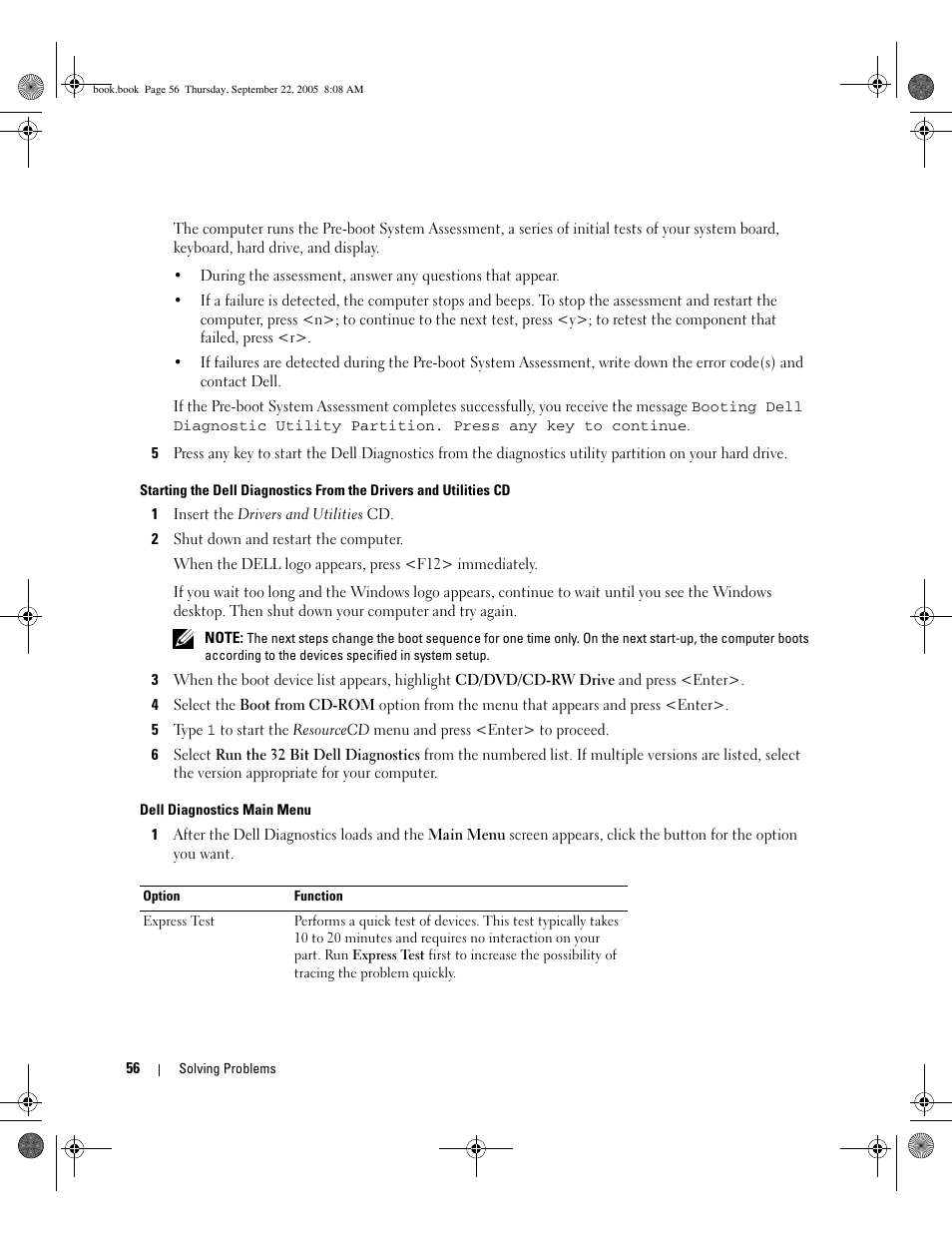 Dell Inspiron B130 User Manual | Page 56 / 142