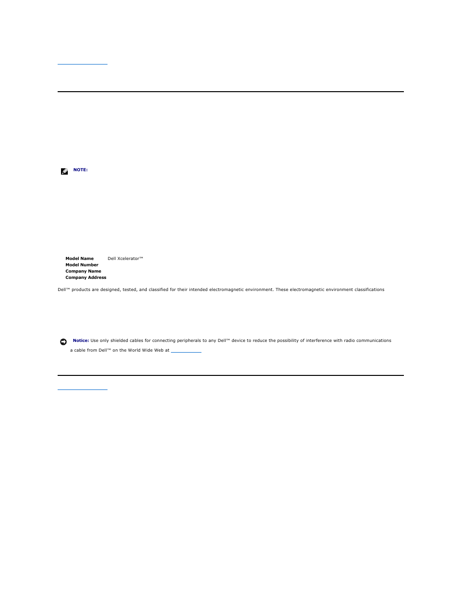 Regulatory, Fcc notice | Dell XPS 420 (Late 2007) User Manual | Page 5 / 11