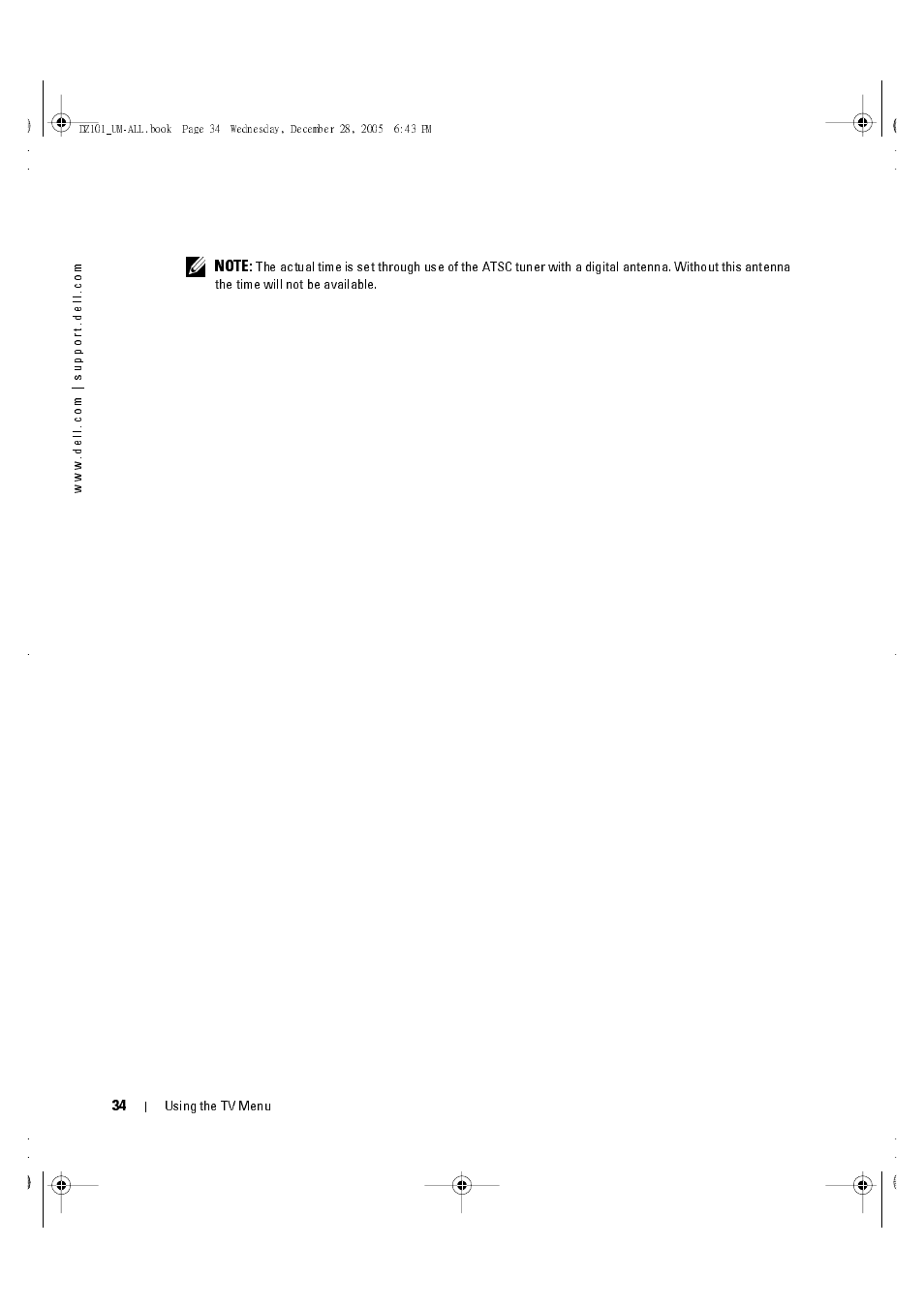 Dell LCD TV W4201C User Manual | Page 34 / 67