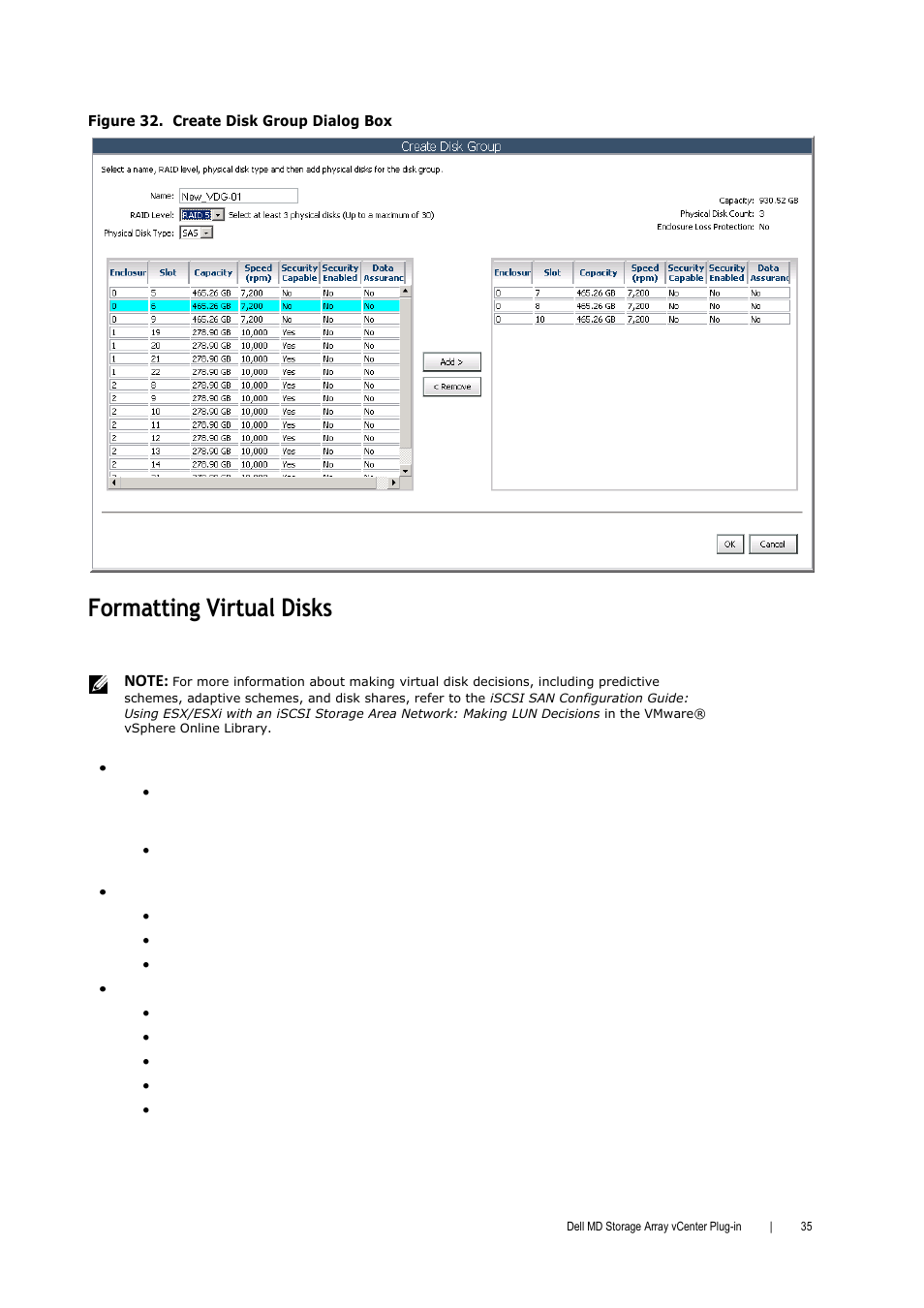 Formatting virtual disks | Dell PowerVault MD3000i User Manual | Page 35 / 52
