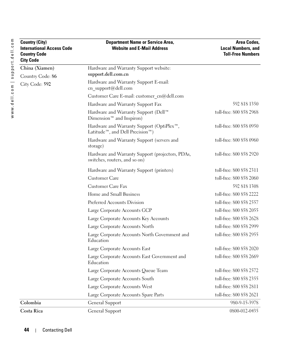Dell W2607C LCD HD TV User Manual | Page 44 / 59